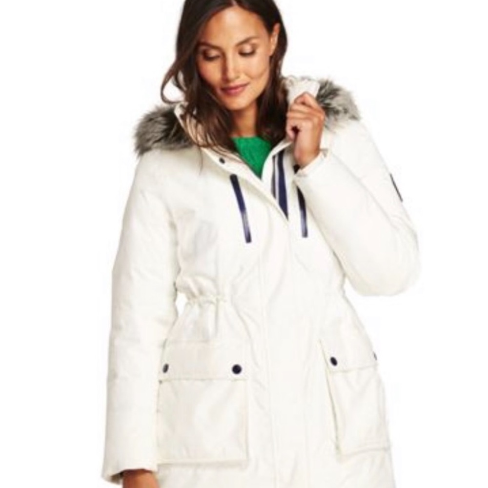 White Lands End Expedition Parka